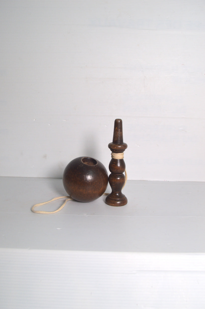 Bilboquet En Bois De Buis Du Jura – 19 Cm, Artisanat Français Traditionnel Made In France