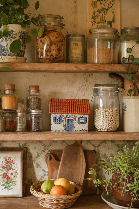 Boîte maison en céramique