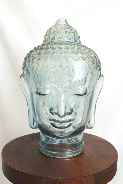 Bouddha décoratif en verre