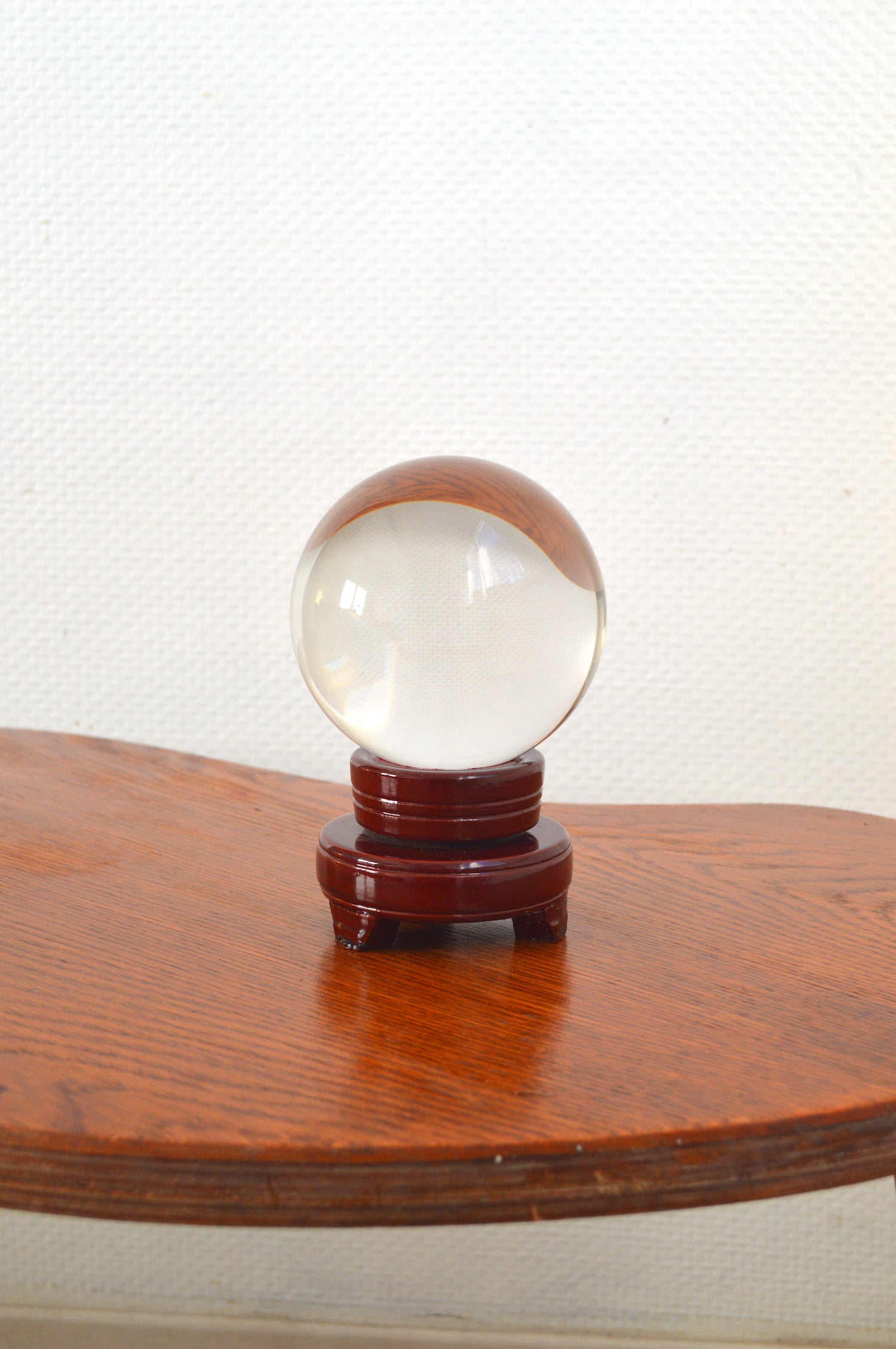 ANCIEN VASE BOULE en cristal val st lambert art deco vers 1940 EUR 50 ANCIEN VASE BOULE en cristal val st lambert art deco vers 1940 EUR 50