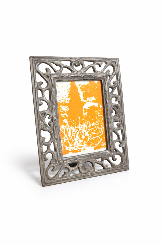 Cadre en métal gris