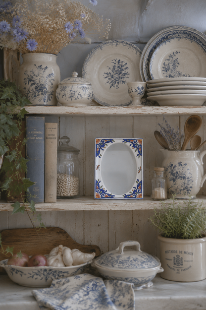 Cadre en porcelaine