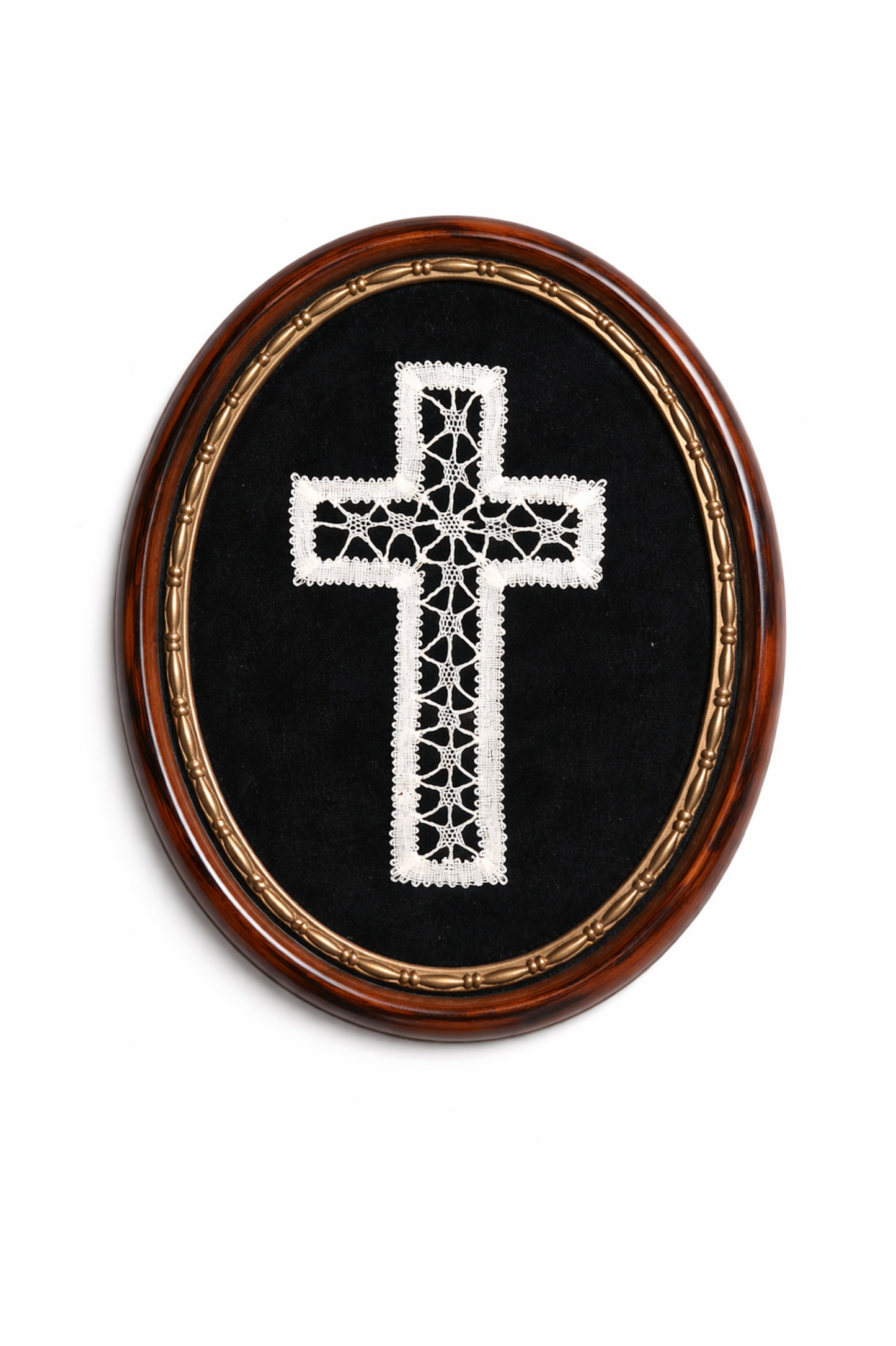 Cadre ovale religieux