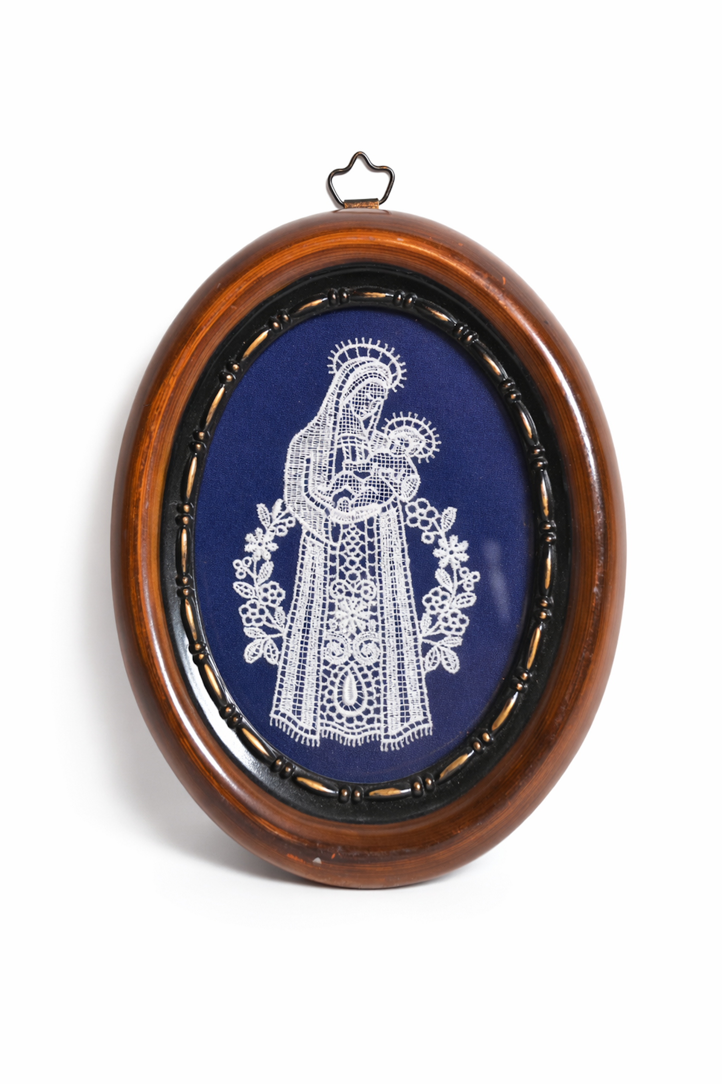 Cadre ovale religieux