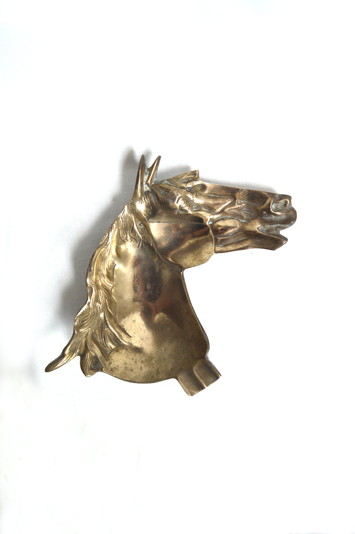 cendrier equestre en laiton