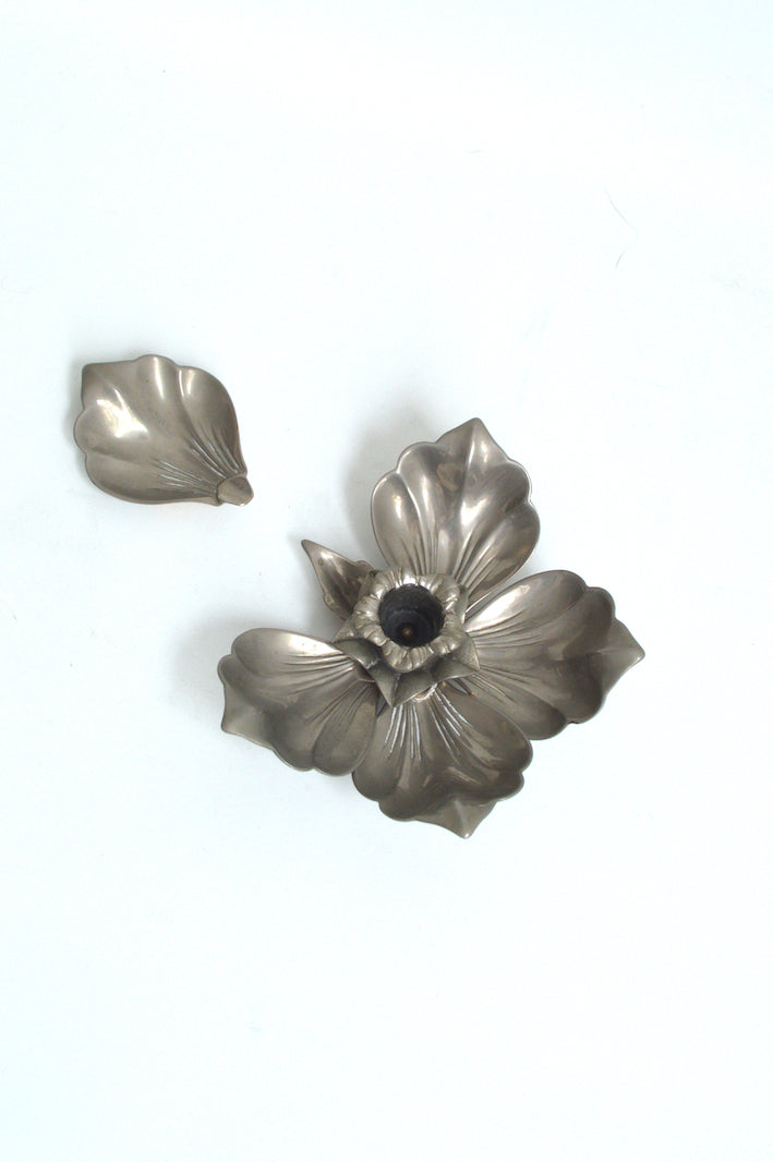 cendrier fleur vintage
