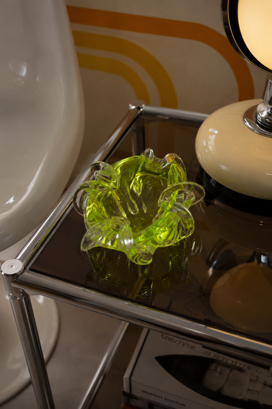 Cendrier en verre de Murano