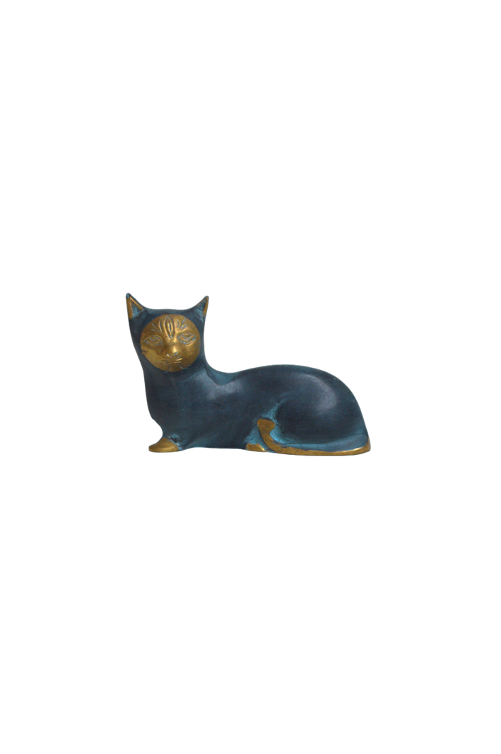 ancien Dessous de plat en Laiton. Chat Stylisé bon états voir ancien Dessous de plat en Laiton. Chat Stylisé bon états voir