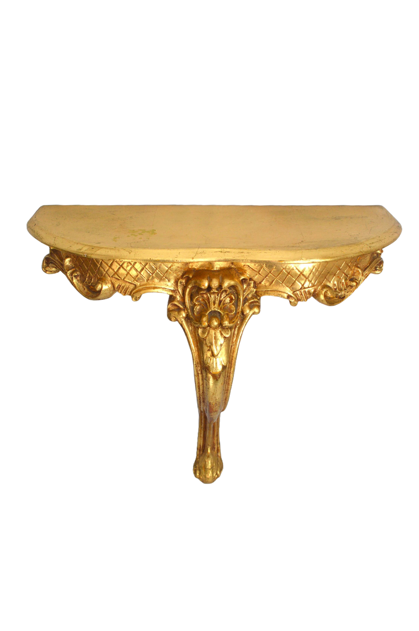 Console baroque dorée