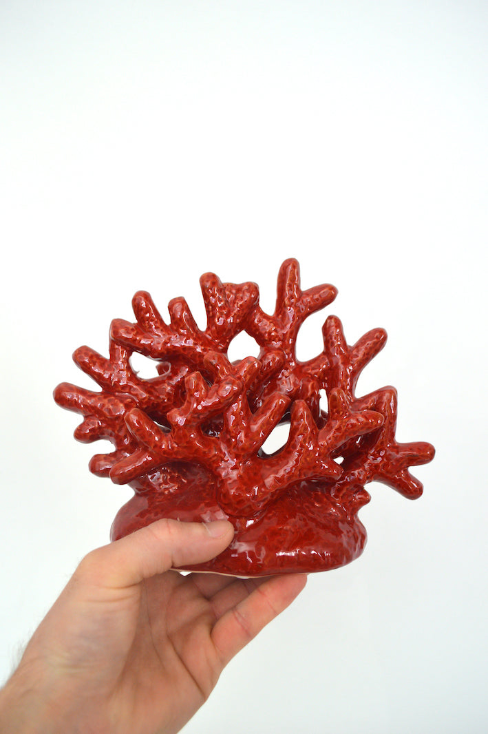 Corail rouge en céramique