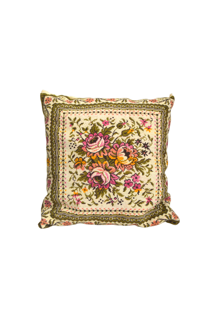 coussin vintage seconde main