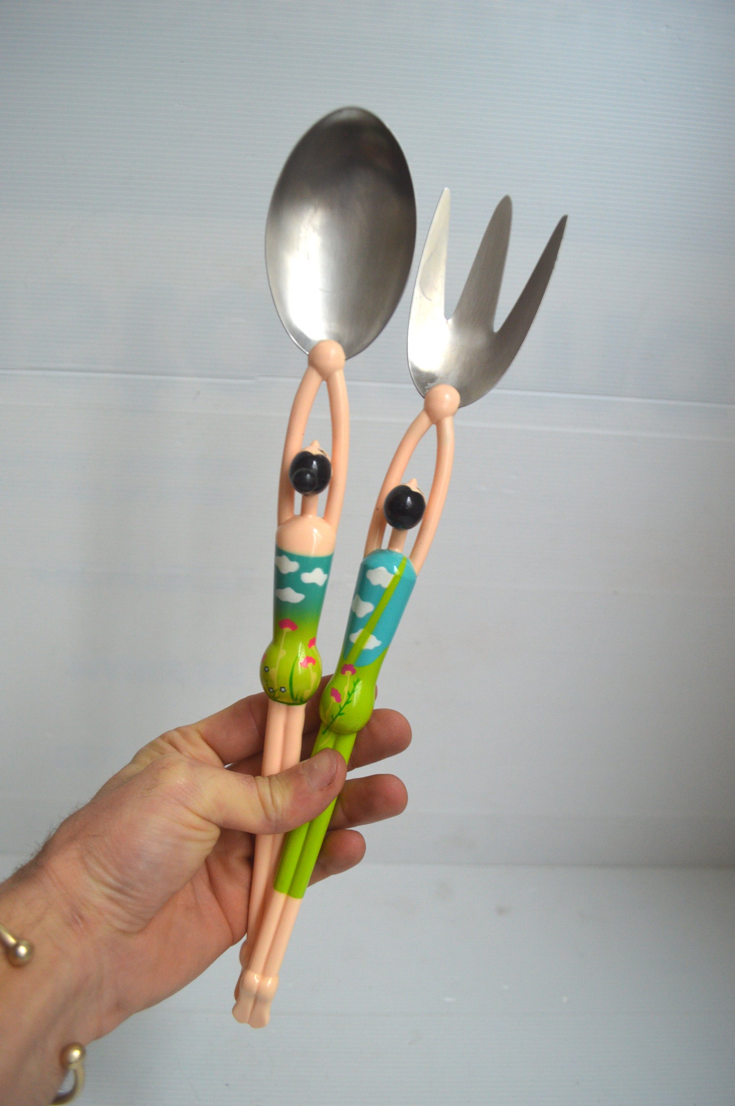 Couverts à salade Pylones
