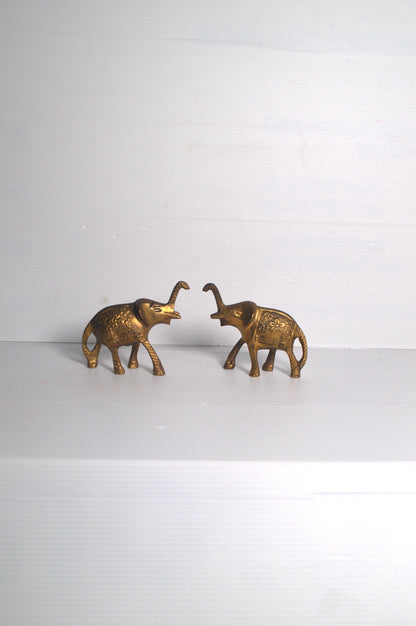 éléphants en laiton