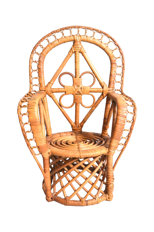 Petit fauteuil en rotin