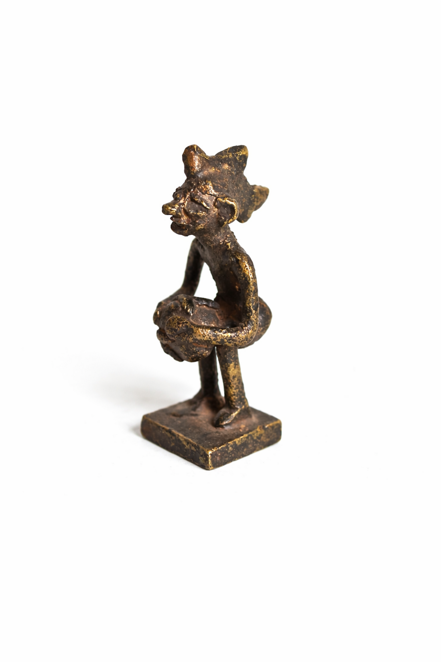 Figurine africaine en bronze