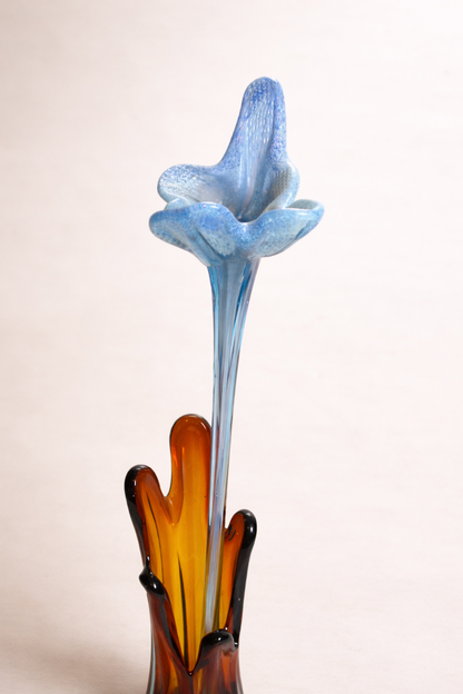 Fleur en verre soufflé