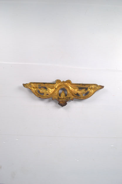 Fronton baroque en bronze