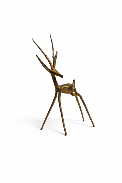 Gazelle en bronze