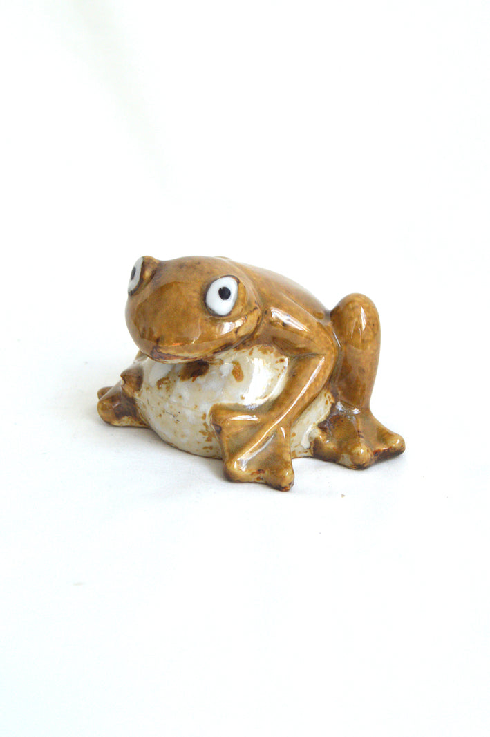 grenouille décorative en céramique