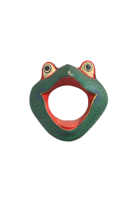 grenouille en bois