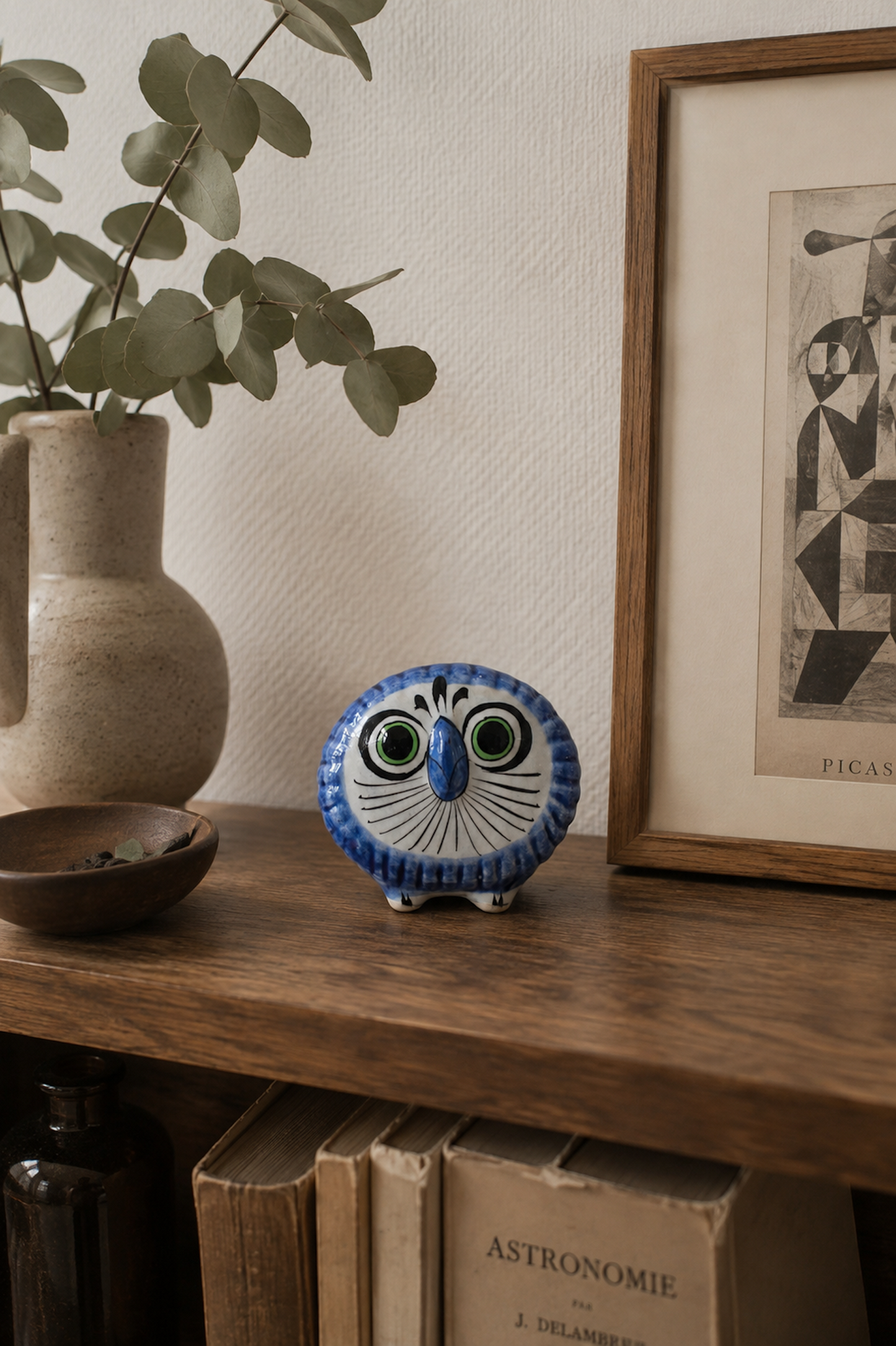 Hibou en céramique