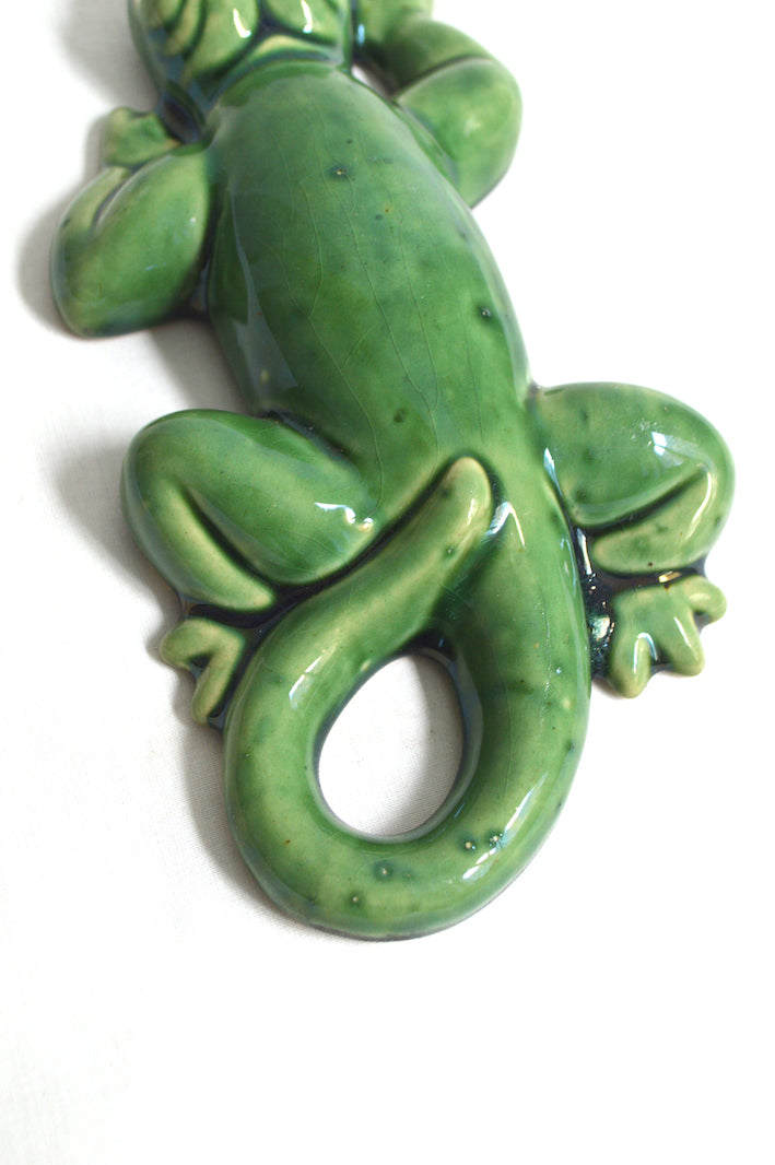 lézard en céramique déco