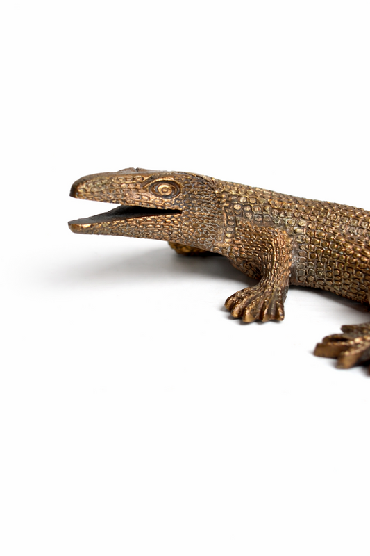 Lézard en bronze