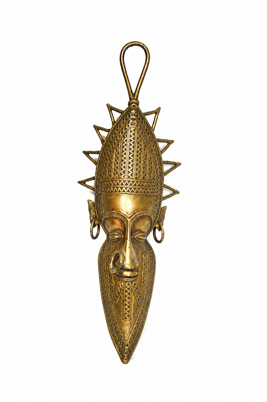 Masque en bronze