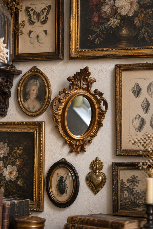 Petit miroir baroque