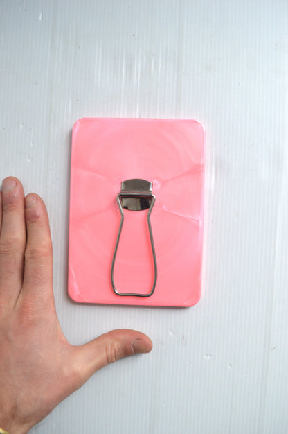 Miroir de barbier Rose