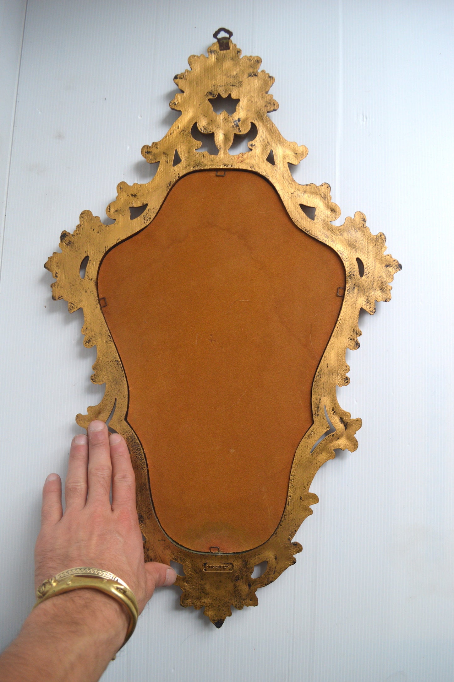 Ancien miroir doré