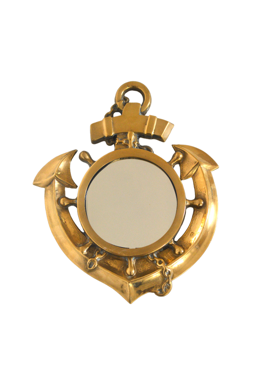 miroir marin en laiton