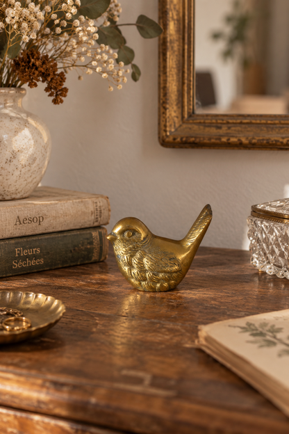 Oiseau en laiton