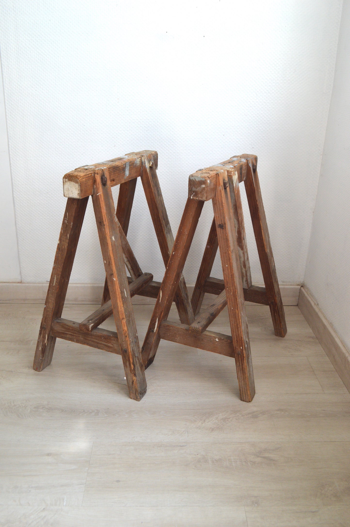 paire-de-tréteaux-anciens