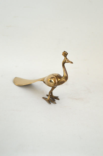 paon-en-laiton-vintage