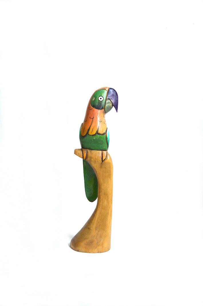 perroquet décoratif en bois