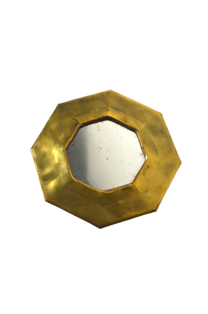 petit miroir en laiton