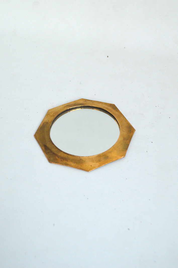 petit miroir octogonal vintage
