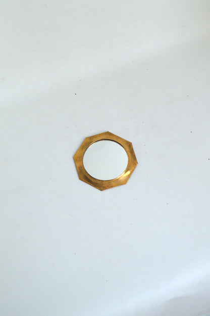 petit miroir doré