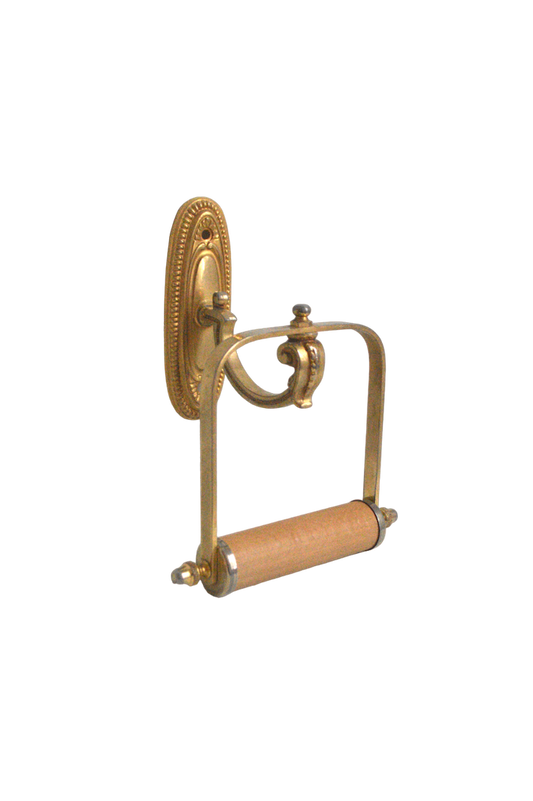 porte papier toilette doré