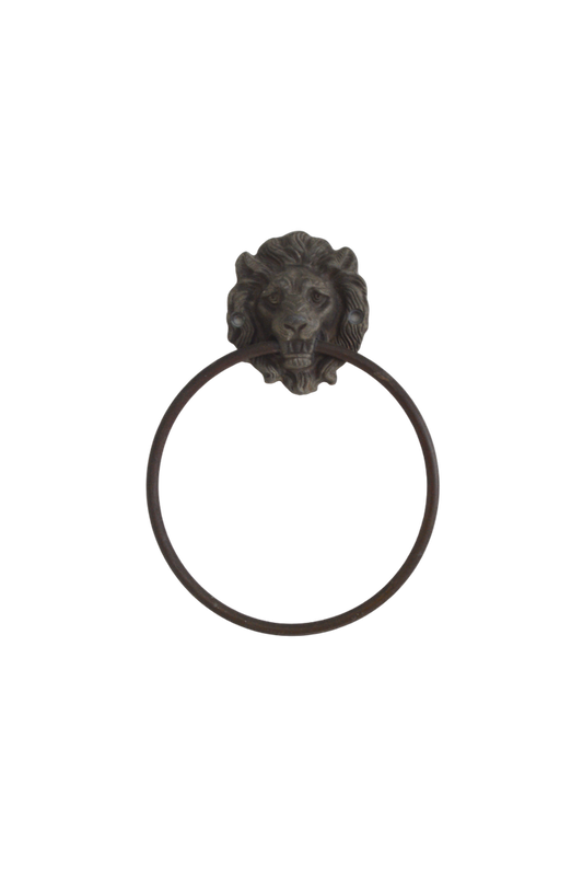 porte serviette tete de lion
