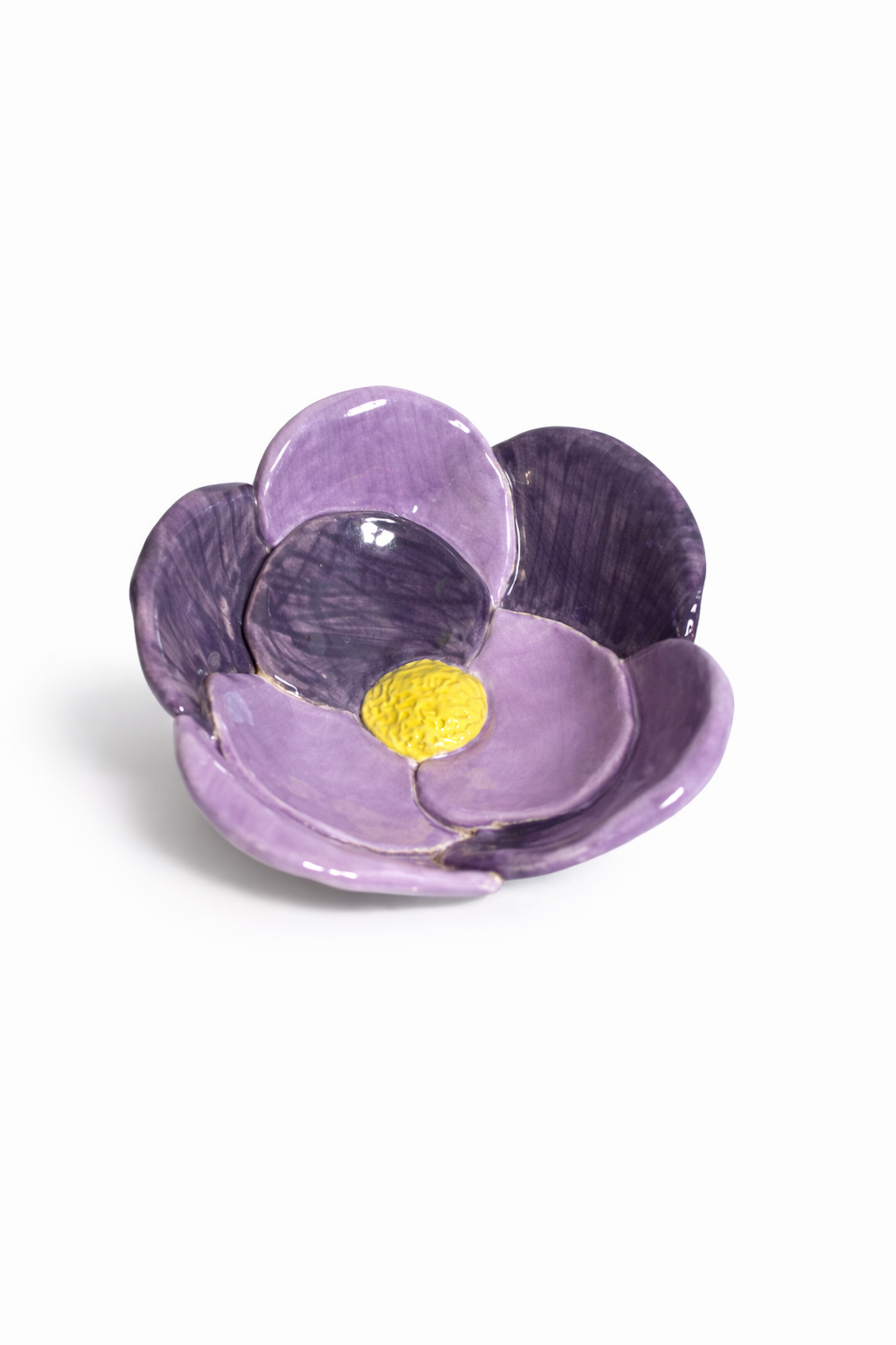 Ramequin fleur violette