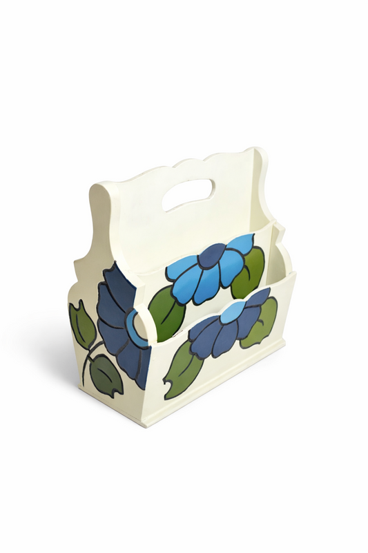 Porte-courrier peint à la main