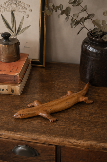 Salamandre en bois