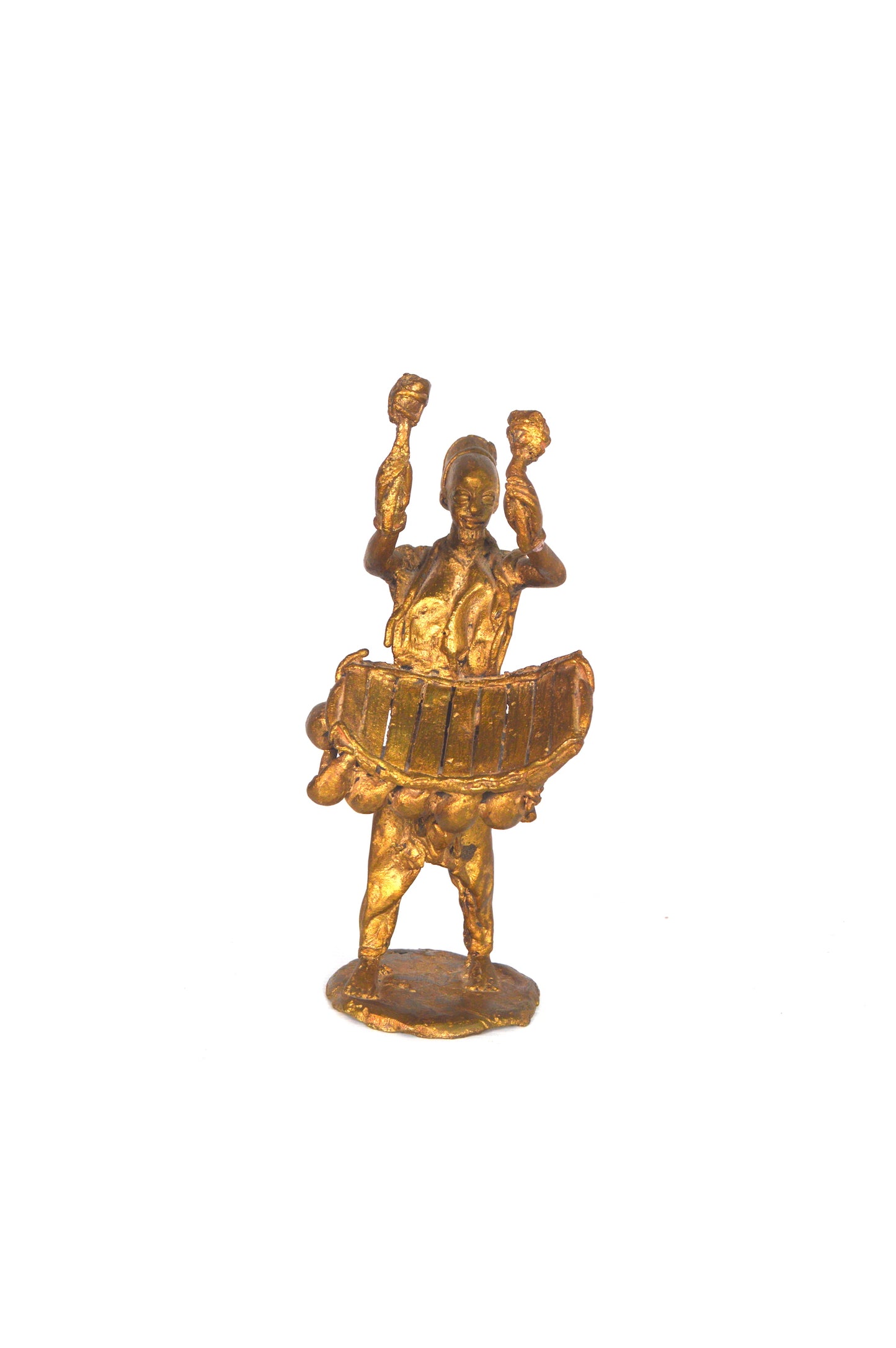 Musicien en bronze