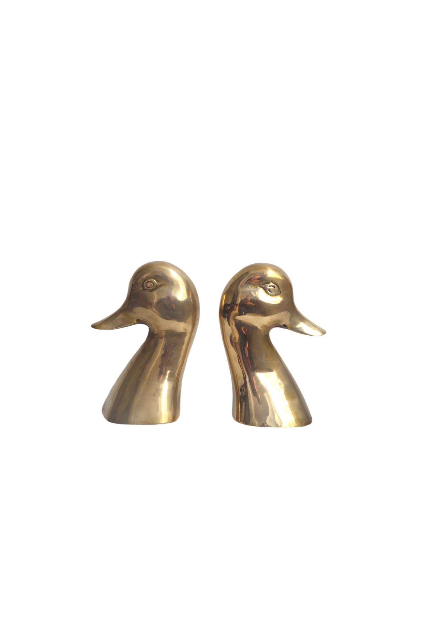 serre-livres-canards-en-laiton