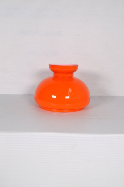 Abat-jour en opaline orange