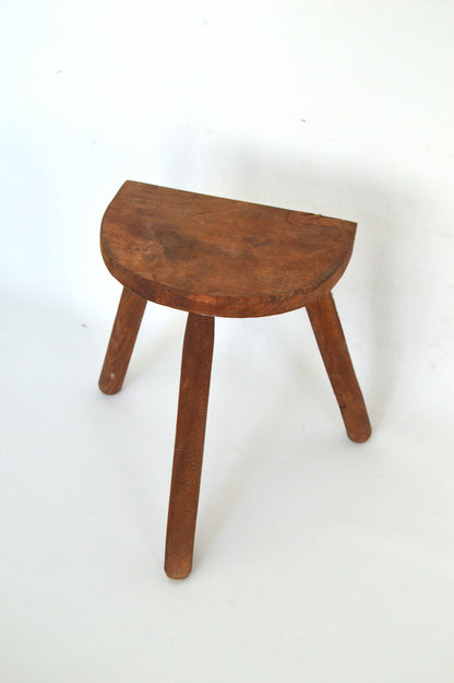 Tabouret tripode Demi Lune