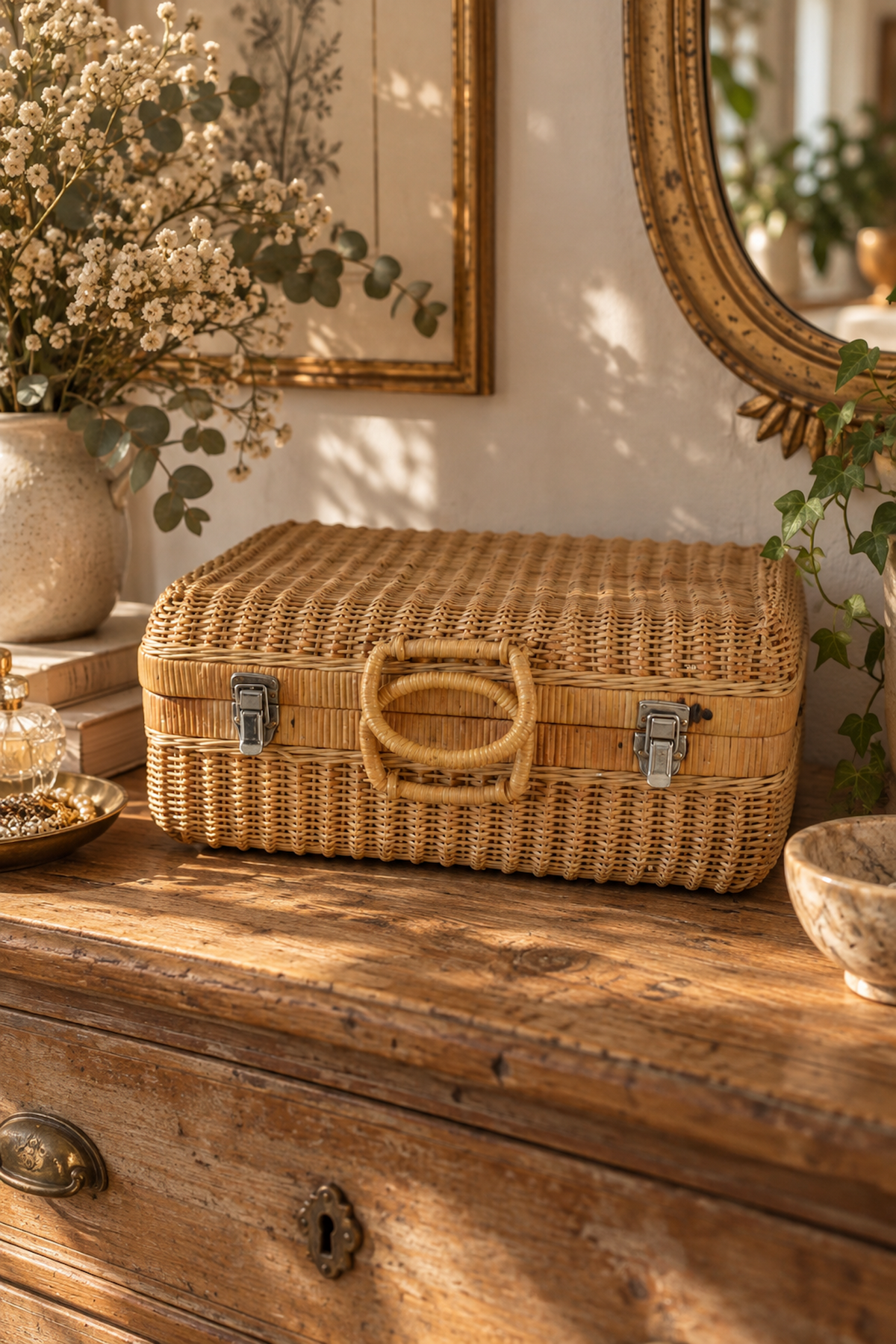 Valise rotin