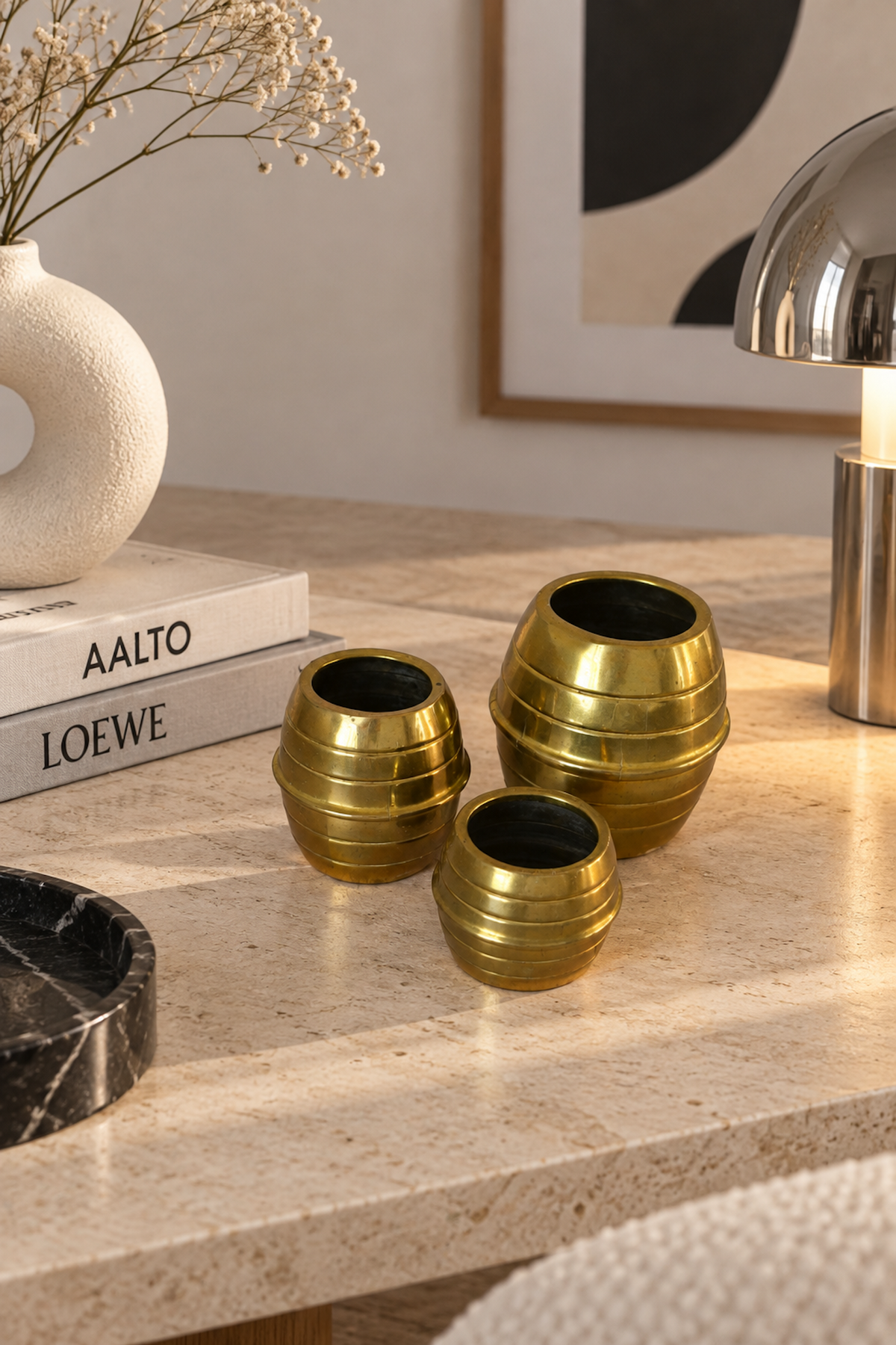 Vases en cuivre